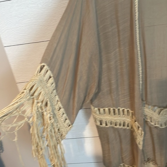 UMGEE Usa Women's open front poncho coverup size M boho western festival‎ - Picture 2 of 7